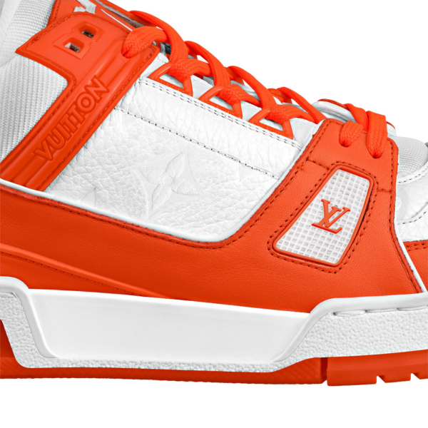 Giày Louis Vuitton LV Trainers 'Orange' 1A811N - Ảnh 2