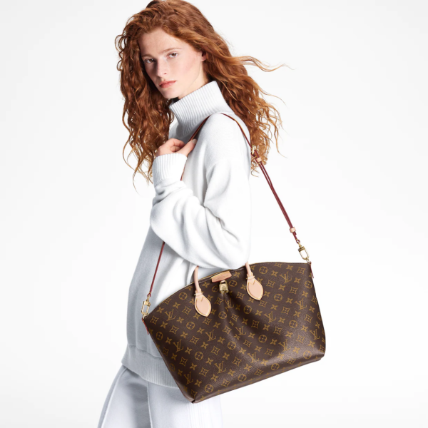 Túi Louis Vuitton Boétie MM Tote 'Brown' M45987 - Ảnh 4