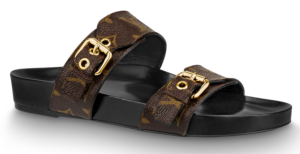 Dép Louis Vuitton Bom Dia Flat Mule 'Brown' 1A3R5S