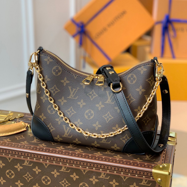 Túi Louis Vuitton Boulogne Monogram Canvas Black M45831 - Ảnh 5