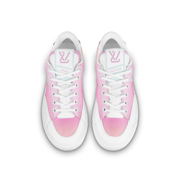 Giày Louis Vuitton Charlie Trainers 'Rose Clair Pink' 1AA16W - Ảnh 4