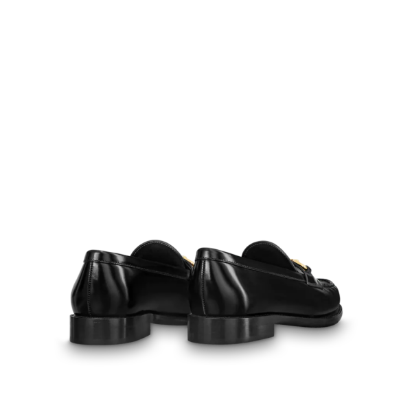 Giày Louis Vuitton Chess Flat Loafers 'Black' 1AA1WS - Ảnh 4