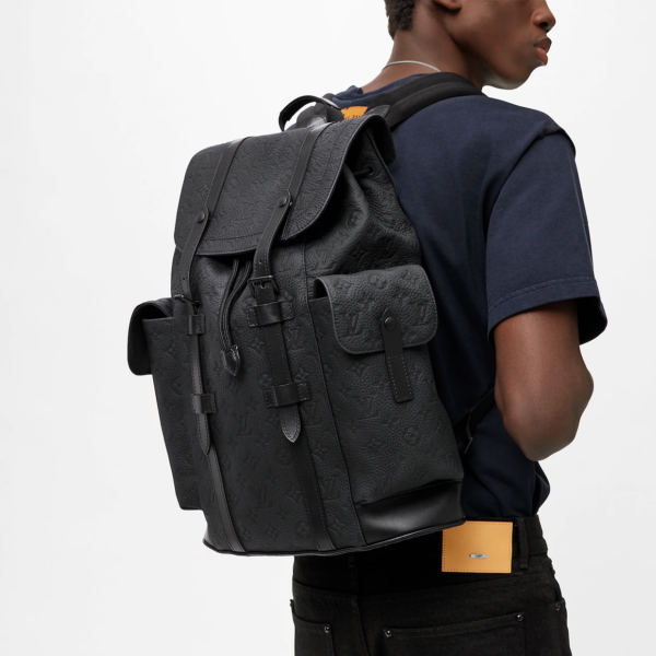 Balo Louis Vuitton Christopher MM Backpack 'Black' M55699