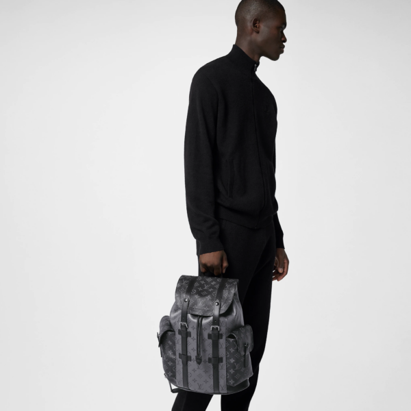 Balo Louis Vuitton Christopher PM Backpack 'Silver' M46331