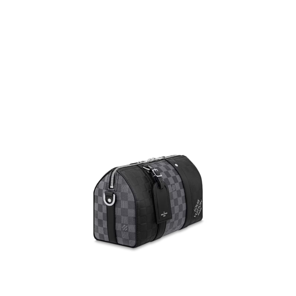 Tui Louis Vuitton City Keepall Bag 'Black Graphite' N40452