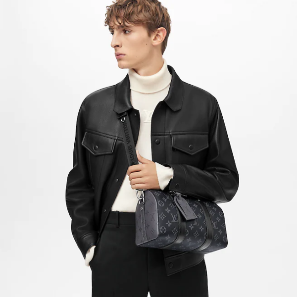Túi Louis Vuitton City Keepall 'Black' M45936 - Ảnh 7