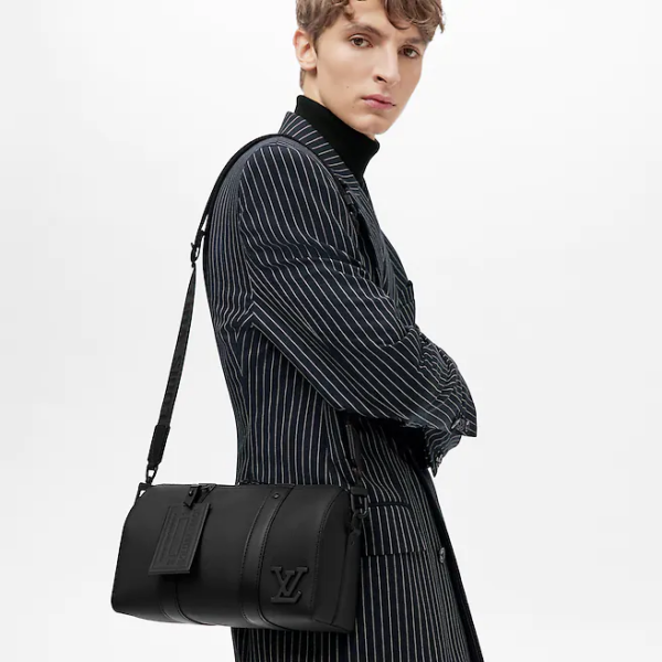 Túi Louis Vuitton City Keepall 'Black' M59255 - Ảnh 7