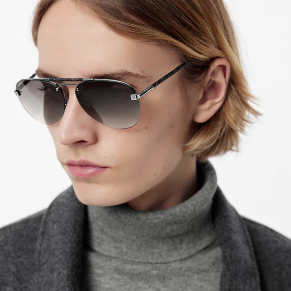 Kính Louis Vuitton Clockwise Canvas Sunglasses Z1109W - Ảnh 5