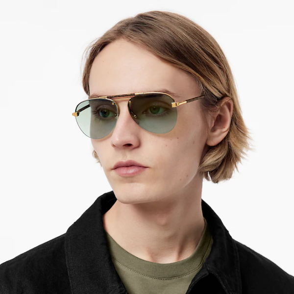 Kính Louis Vuitton e Clockwise Canvas Sunglasses Z1108W - Ảnh 4