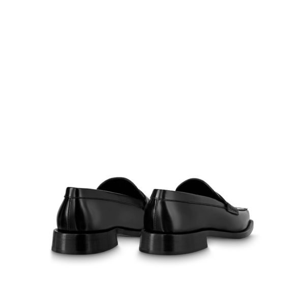 Giày Louis Vuitton Connelly Flat Loafers 'Black' 1AAOKC - Ảnh 4