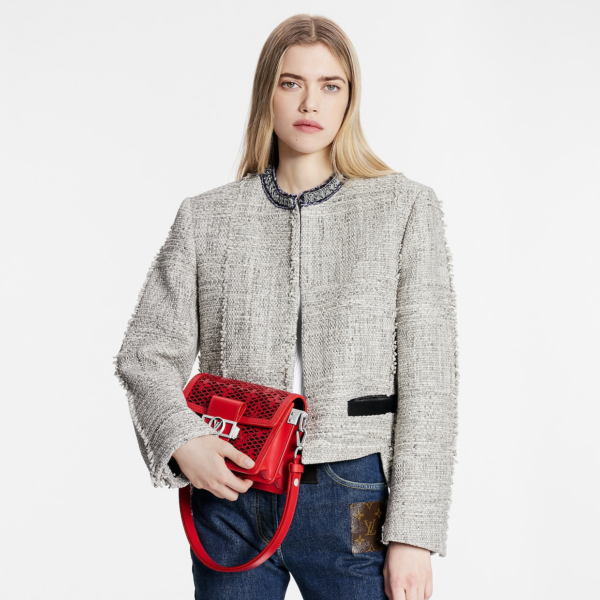 Túi Louis Vuitton Dauphine Mini 'Red' M20359 - Ảnh 4