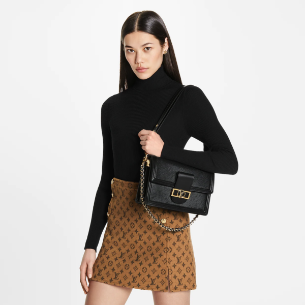 Tui Louis Vuitton Dauphine MM Bag 'Black' M56141