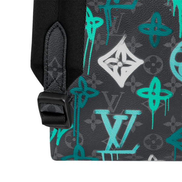 Balo Louis Vuitton Discovery Backpack 'Graffiti Green' M21395