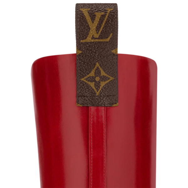 Giày Louis Vuitton Donna High Boots 'Red' 1AAOEL - Ảnh 4