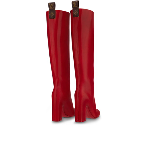 Giày Louis Vuitton Donna High Boots 'Red' 1AAOEL - Ảnh 5