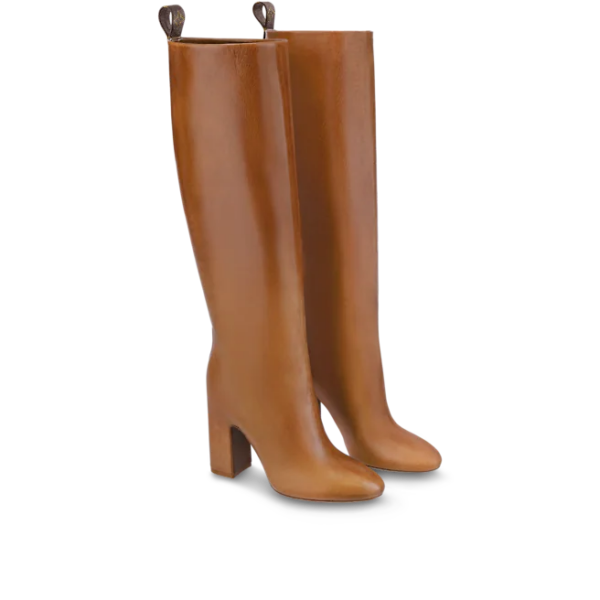 Giày Louis Vuitton Donna High Boots 'Brown' 1AAOF1 - Ảnh 4