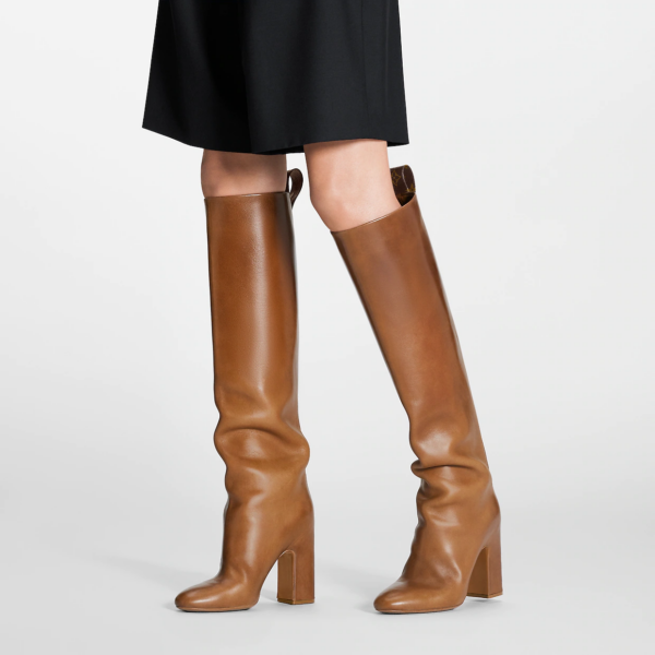 Giày Louis Vuitton Donna High Boots 'Brown' 1AAOF1 - Ảnh 6