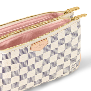 Tui Louis Vuitton Double Zip Pochette 'Damier Azur' N60460