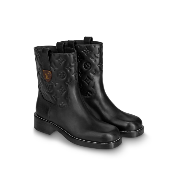 Giày Louis Vuitton Downtown Ankle Boots 1A95RT - Ảnh 2