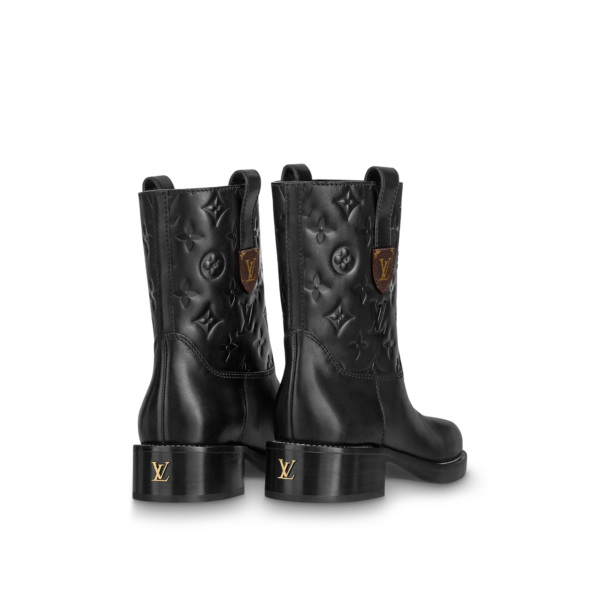 Giày Louis Vuitton Downtown Ankle Boots 1A95RT - Ảnh 3