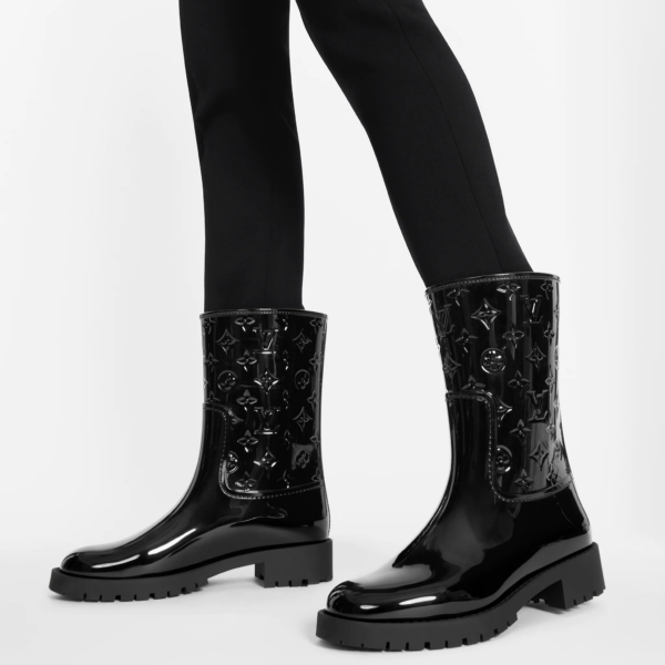 Giày Louis Vuitton Drops Flat Half Boots 1A8QV0 - Ảnh 4