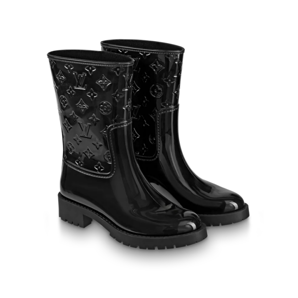 Giày Louis Vuitton Drops Flat 'Black' 1A8QV3 - Ảnh 5