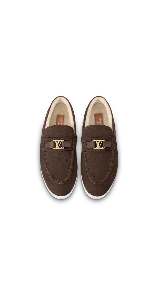 Giày Louis Vuitton Estate Loafers 'Moka' 1A9IL7 - Ảnh 4