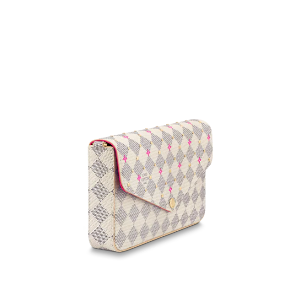 Túi Louis Vuitton Félicie Pochette 'Fuchsia' N64616 - Ảnh 3