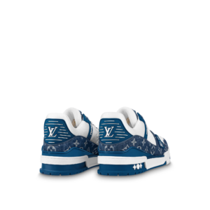 Giay Louis Vuitton Trainer 'Denim Monogram Blue' 1A9JGR