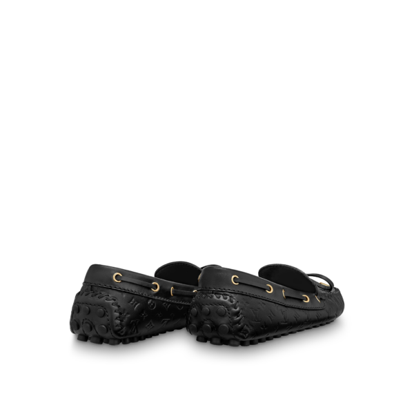 Giày Louis Vuitton Gloria Flat Loafers 'Black' 1A657J - Ảnh 2
