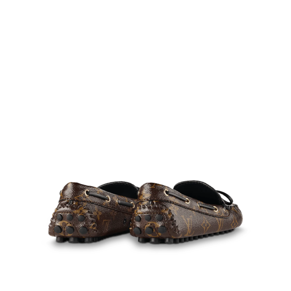 Giày Louis Vuitton Gloria Flat Loafer 'Brown' 1A3QNY - Ảnh 5