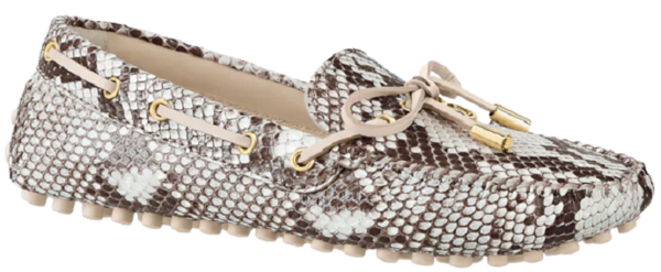 Giày Louis Vuitton Gloria Flat Loafers 'Natural' 1A8W0K