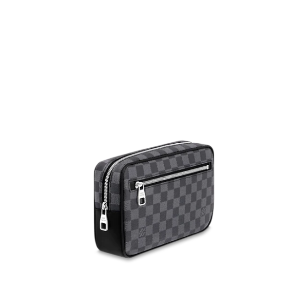 Túi Louis Vuitton Kasai Clutch 'Silver Metallic' N41664 - Ảnh 5