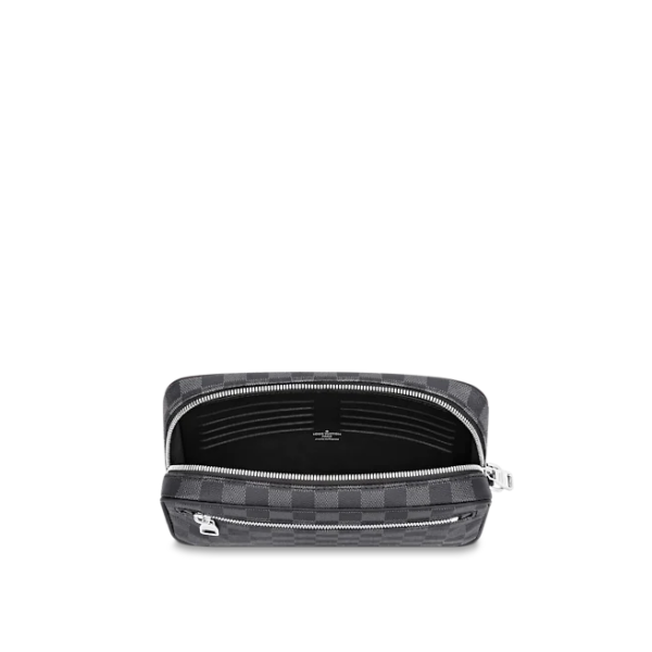 Túi Louis Vuitton Kasai Clutch 'Silver Metallic' N41664 - Ảnh 6
