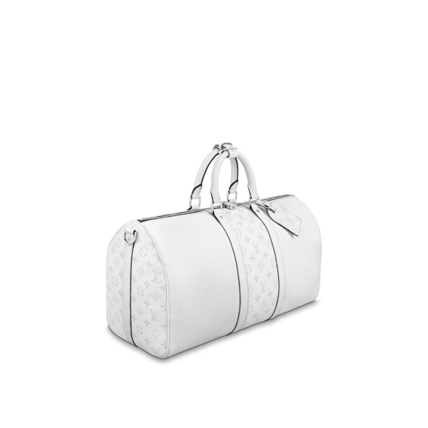 Tui Louis Vuitton Keepall Bandouliere 50 Bag 'Optic White' M30885