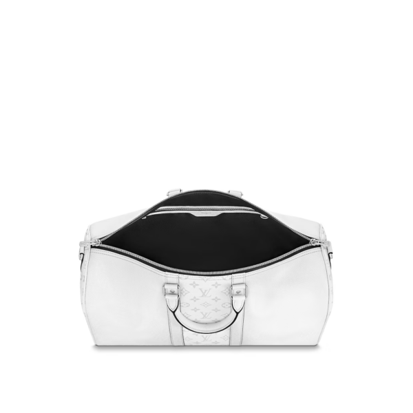 Tui Louis Vuitton Keepall Bandouliere 50 Bag 'Optic White' M30885