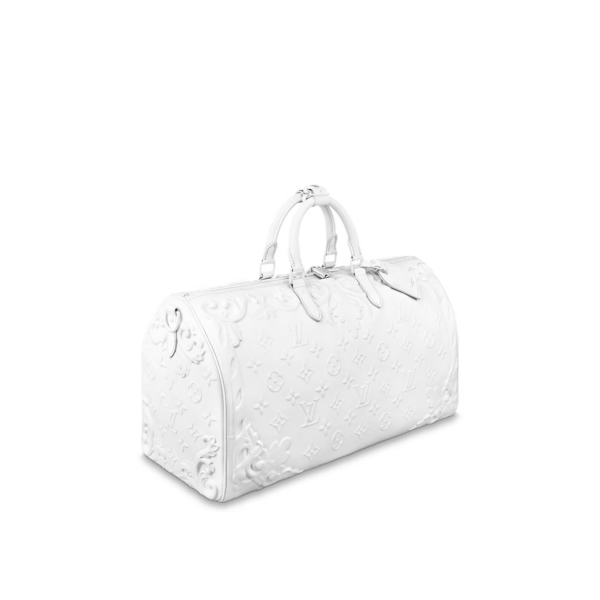 Tui Louis Vuitton Keepall Bandouliere 50 Bag 'White' M21845