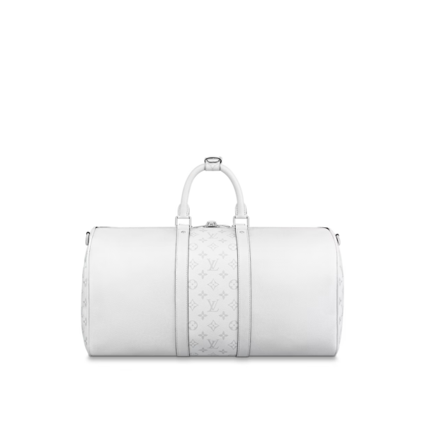 Tui Louis Vuitton Keepall Bandouliere 50 Bag 'Optic White' M30885
