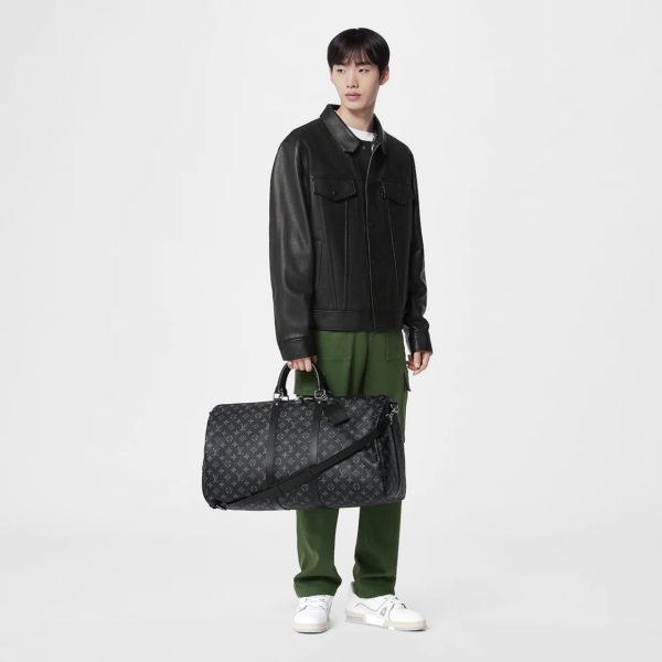 Tui Louis Vuitton Keepall Bandouliere 55 'Black' M40605