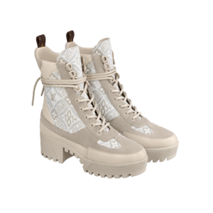 Alternative view of Giày Louis Vuitton Laureate Platform Boots 'Beige' 1AAIWN