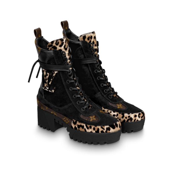 Giày Louis Vuitton Laureate Platform Desert Boots 1A5NNU - Ảnh 3