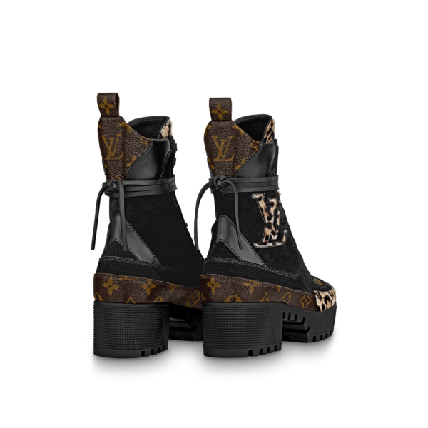Giày Louis Vuitton Laureate Platform Desert Boots 1A5NNU - Ảnh 4