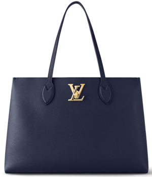 Tui Louis Vuitton LockMe Shopper Tote Bag 'Navy Blue' M20984