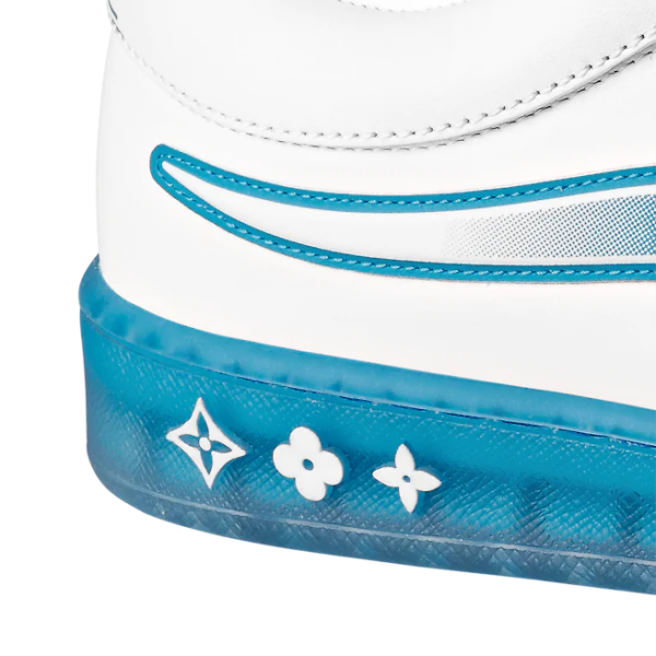Giay Louis Vuitton Luxembourg Samothrace Trainer "Blue" 1A9FZ5
