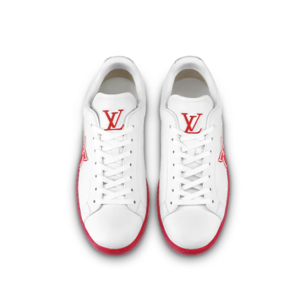 Giay Louis Vuitton Luxembourg Samothrace Trainer "Red" 1A9FYO