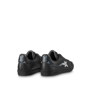Giay Louis Vuitton Luxembourg Samothrace Trainer "Black" 1A9FZM