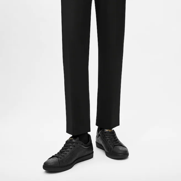 Giay Louis Vuitton Luxembourg Trainer "Black" 1A8QE9