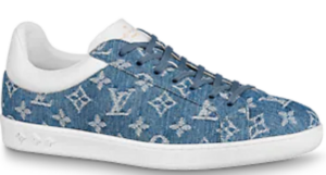 Giay Louis Vuitton Luxembourg Trainer "Navy Blue" 1A8QDR