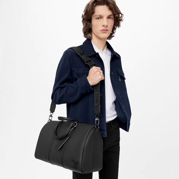 Túi Louis Vuitton Aerogram Keepall Bandoulière 40 M57088 - Ảnh 8