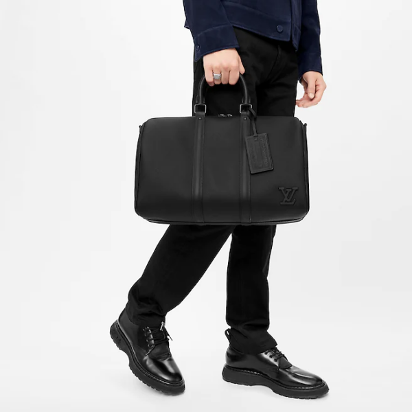Túi Louis Vuitton Aerogram Keepall Bandoulière 40 M57088 - Ảnh 9